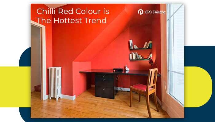 chilli red colour is the hottest trend