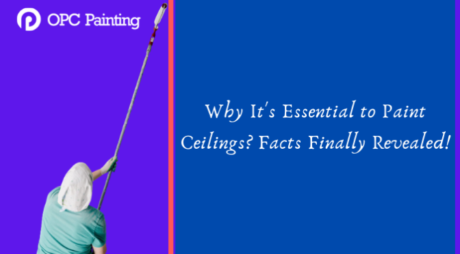 Why It’s Essential to Paint Ceilings? Facts Finally Revealed!