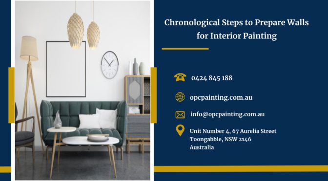 Chronological Steps to Prepare Walls for Interior Painting